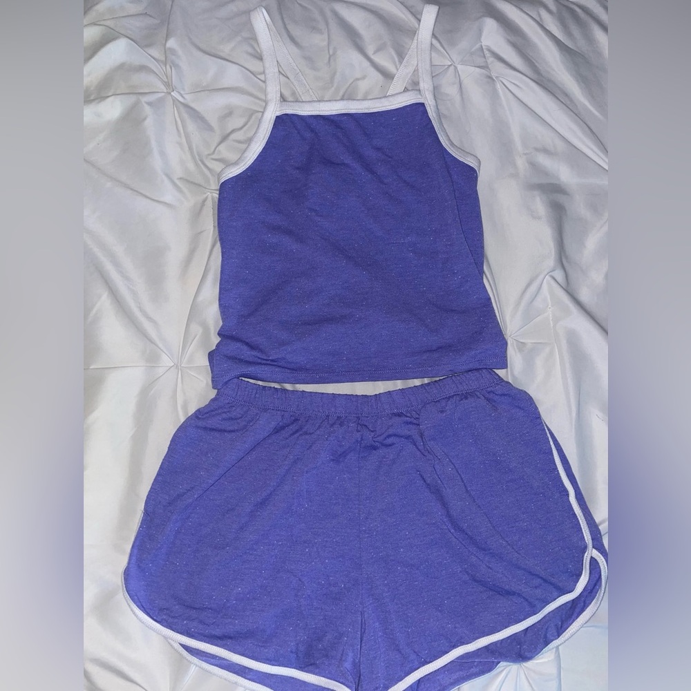 Target Lavender Lounge Set with White Speckled Accents